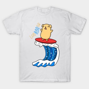 Dog On Surfboard T-Shirt